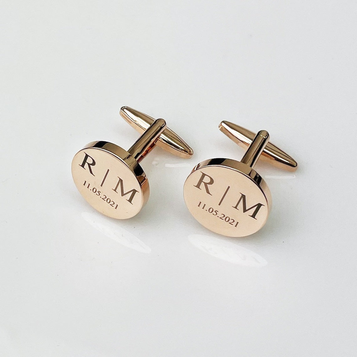 Engraved Custom Name Cufflinks