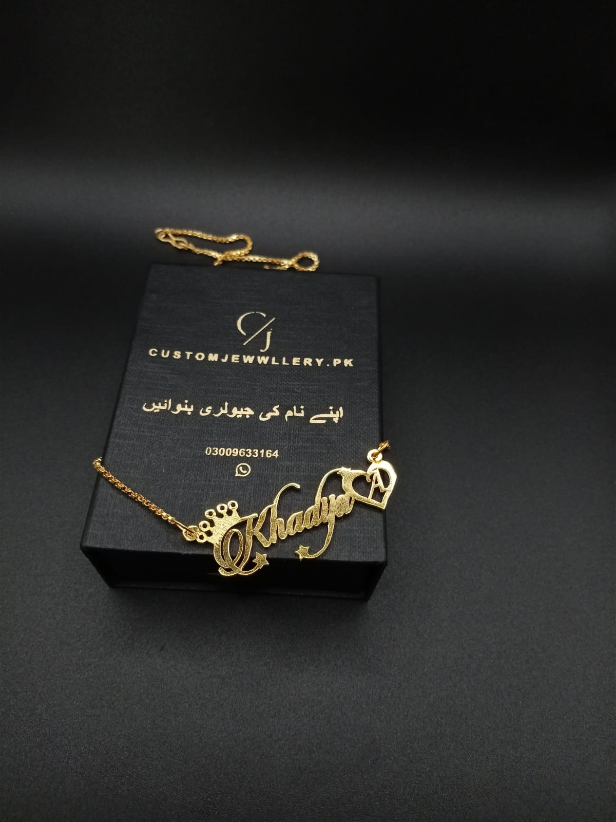 Name Customized Necklace With Partner Initial Name Letter