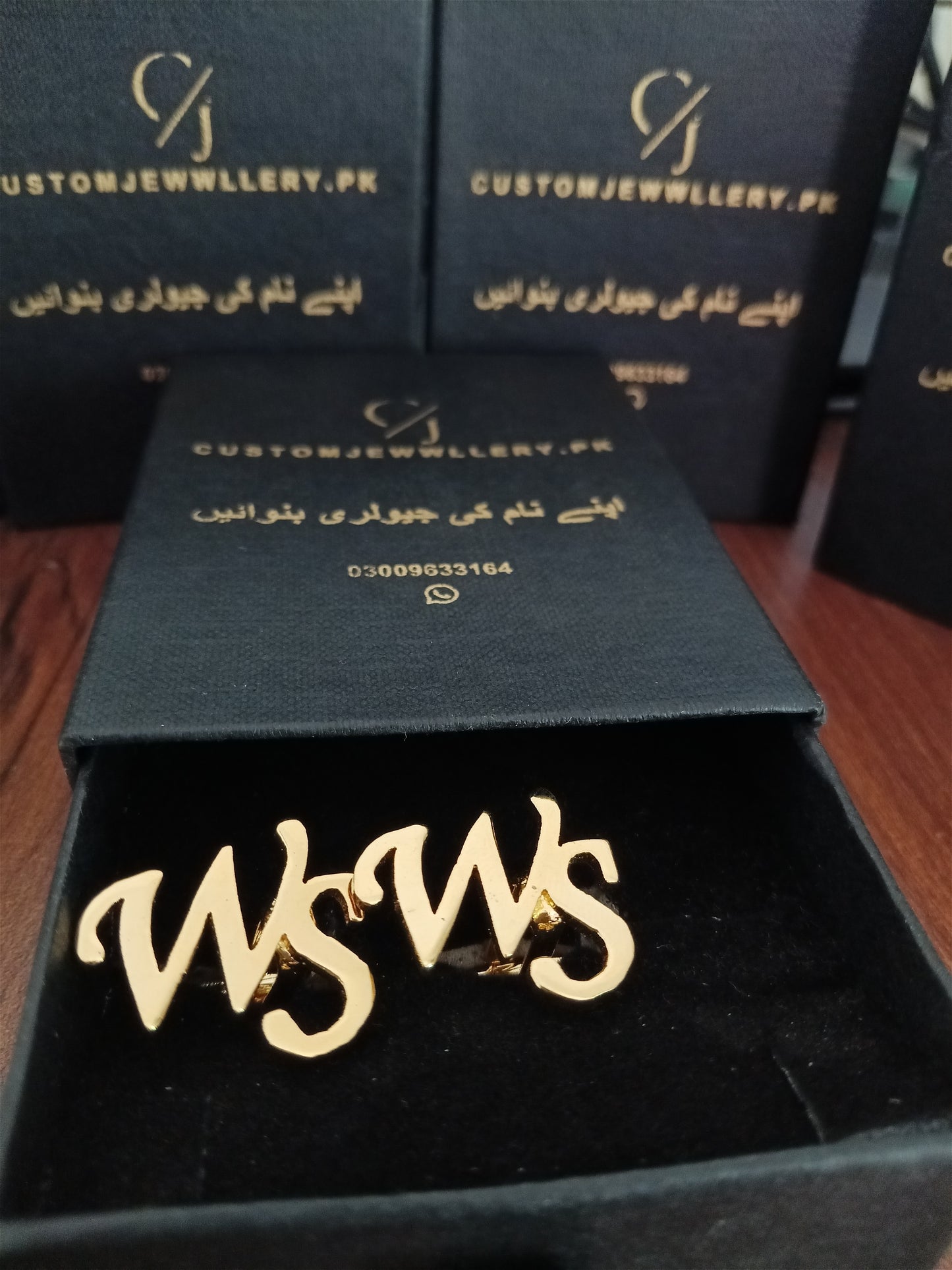 WS Alphabet Custom Name Cufflinks