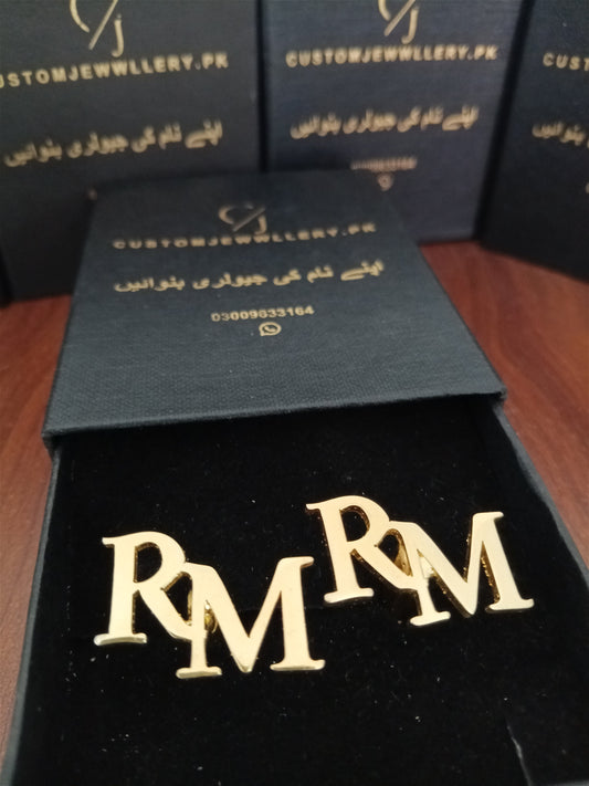 RM Alphabet Custom Name Cufflinks