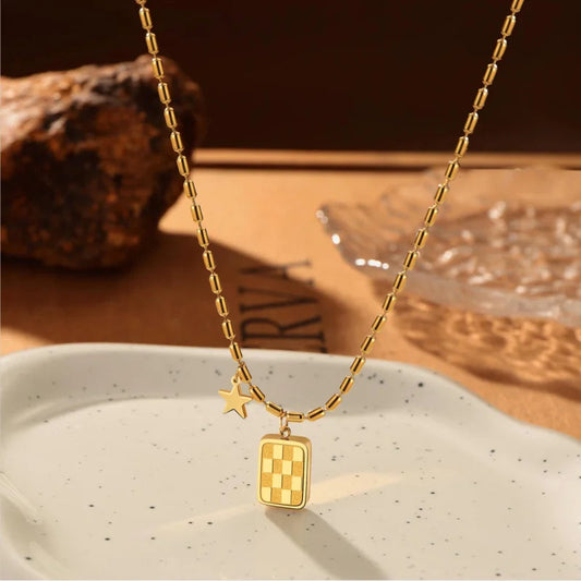 LUMINO BUZZ NECKLACE (24K GOLD PLATED)