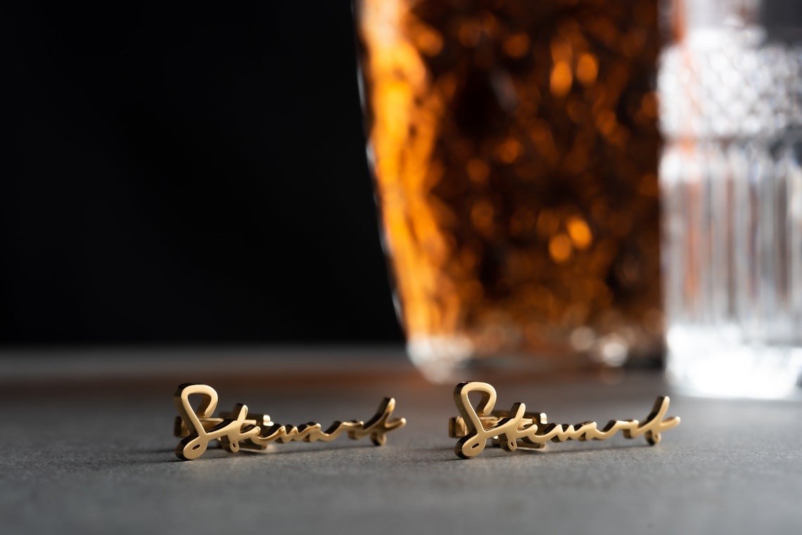 Custom Name Cufflinks