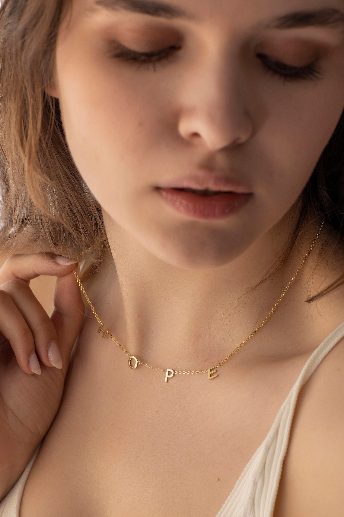 Alphabet Customized Name Necklace