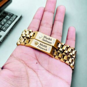 Engraved Customized Rolex Bracelet for Men