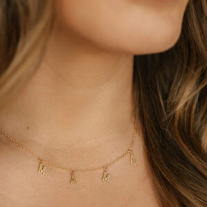 Alphabet Name Custom Necklace