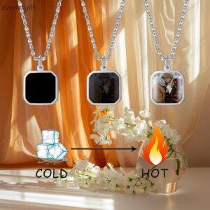 Secret Photo Necklace – Heat Reveal Custom Pendant Gift