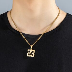 Numbers Digits Pendent For Men