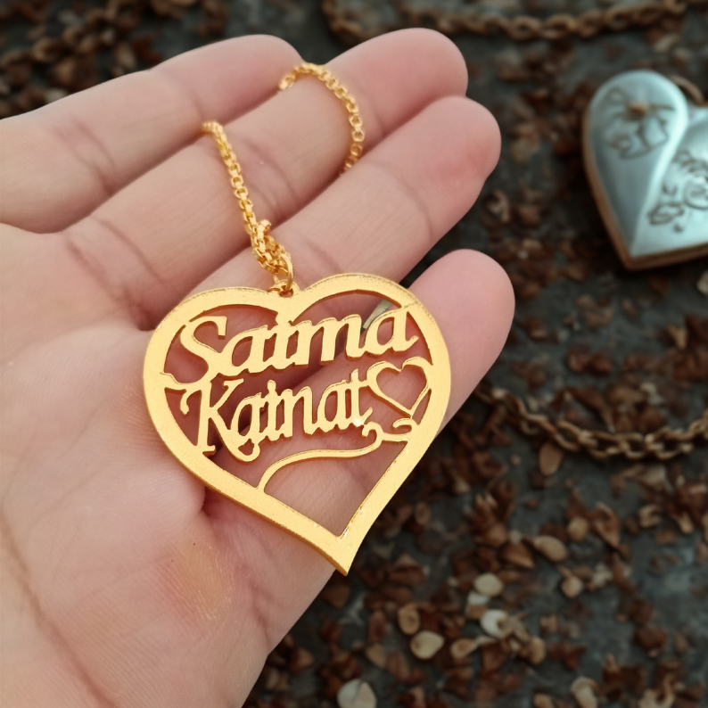 Couple Customized Pendant For Anniversary or Valentine Gift