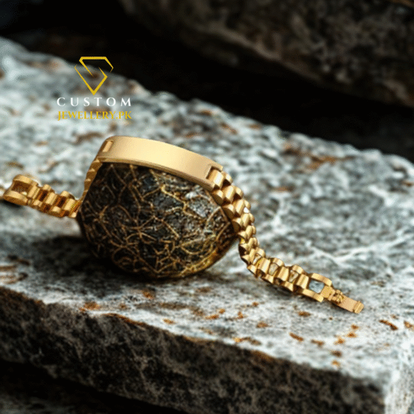 Engraved Your Name On Titanium Men Bracelet - Image 2
