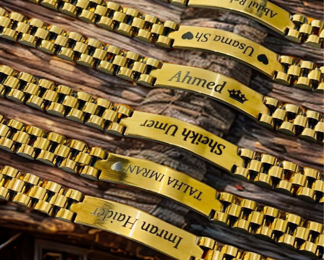 Engraved Customized Bracelet for Men - Image 2