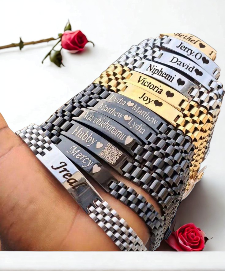 Engraved Customized Bracelet for Men