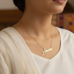 18K Gold Plated Custom Name Necklace - Color Guarantee
