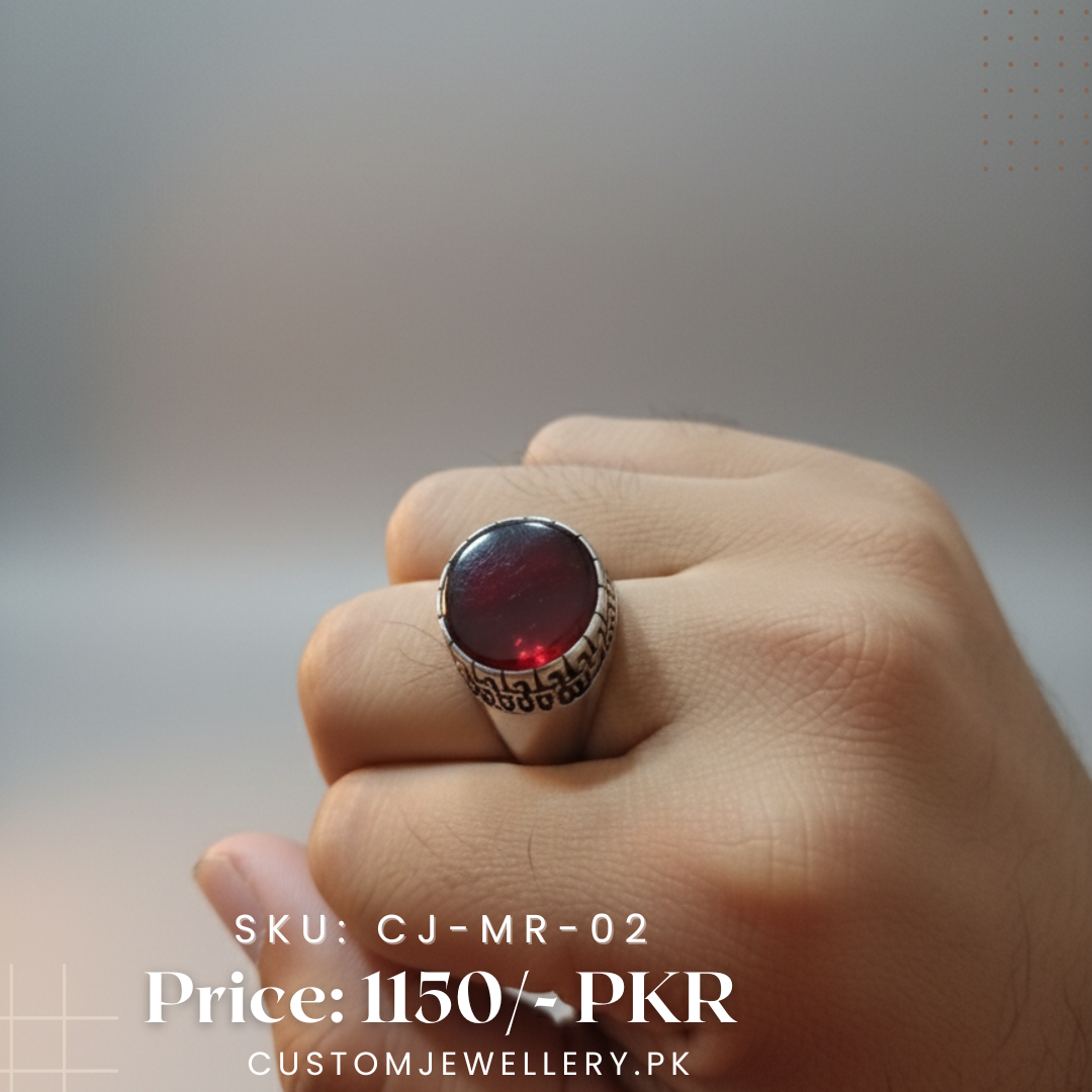 Men’s Black Onyx Style Ring