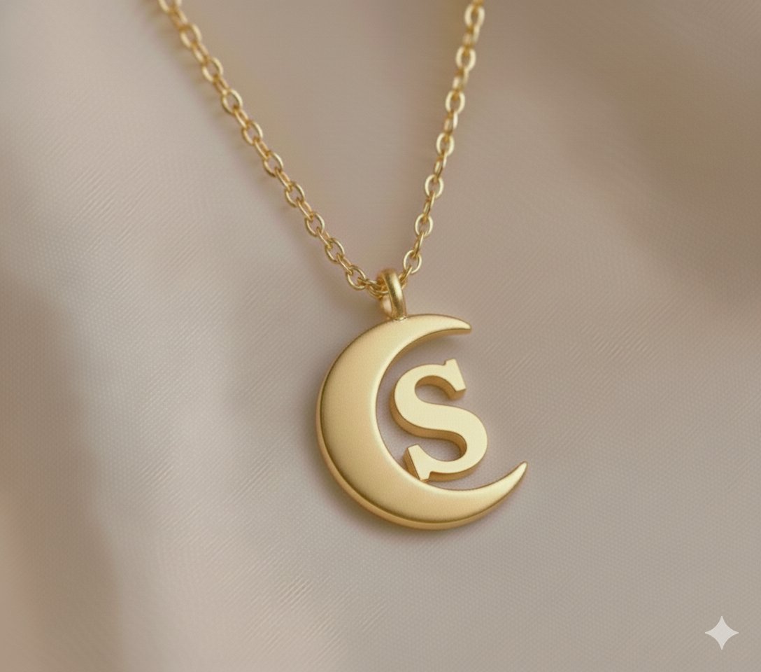 18K Gold Plated Initial Alphabet Necklace