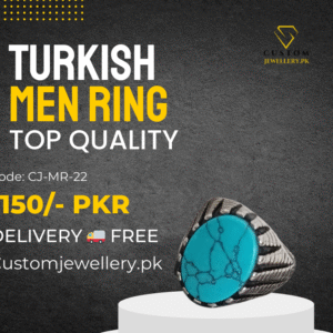 Turkish Men Turquoise Silver Ring Copy