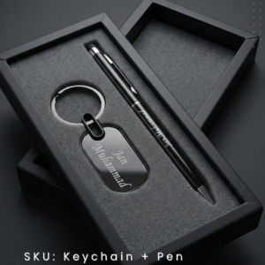 Custom Name Pen and Keychain