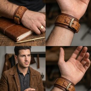 Rugged Elegance: The Artisan Leather Cuff
