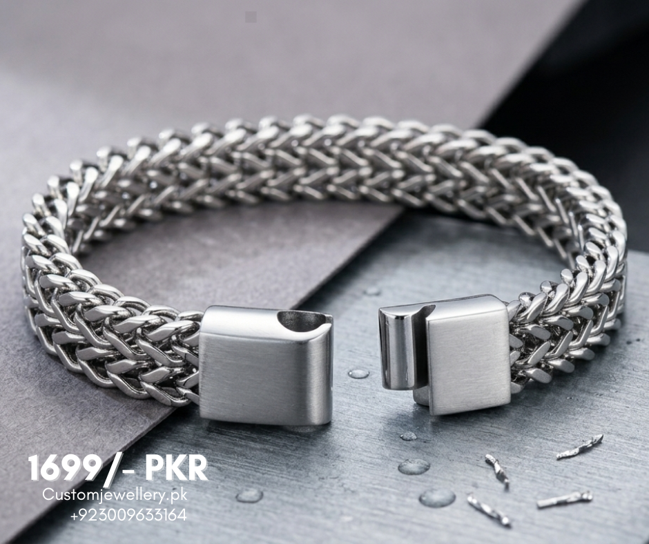 Fox Tail Stainless Steel Men's Bracelet