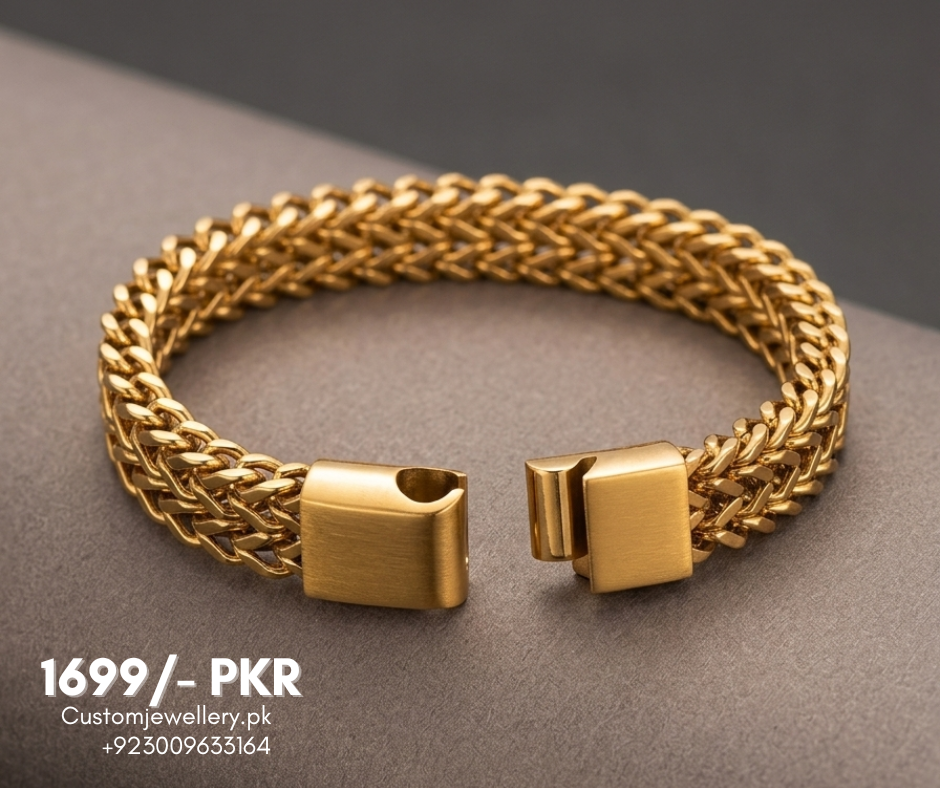 Fox Tail Stainless Steel Men's Bracelet - Image 2