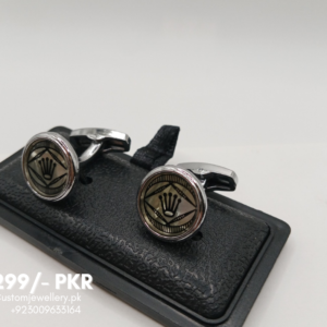 Men Crown Cufflinks Stud Set – Stylish Accessories for Dress Shirts