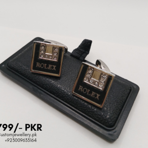 Men Rolex Stud Cufflinks – Premium Square Formal Shirt Cufflinks