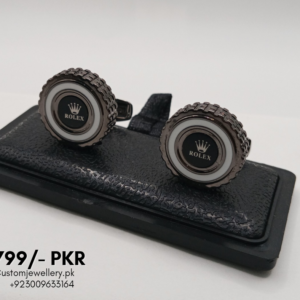 Men Rolex Cufflinks Stud Set – Luxury Formal Shirt Accessories