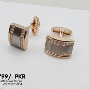 Men Gold Stud Cufflinks – Premium Square Formal Shirt Cufflinks