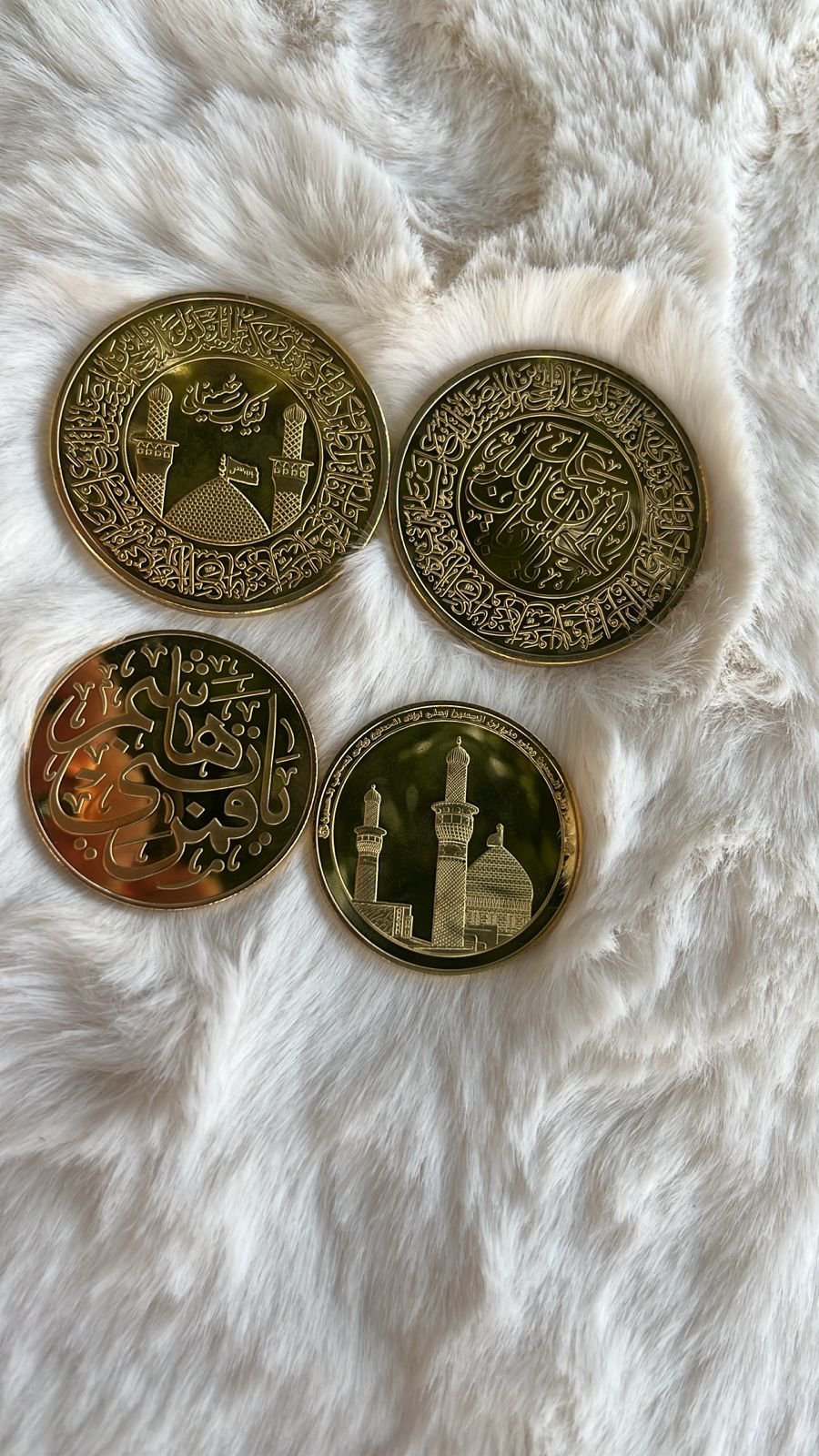 Imam Zamin Coin – Premium Gold Finish Islamic Souvenir - Image 2